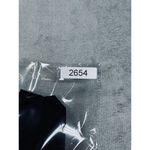 House Of Hyacinth Blouse Womens Large Black Pleated Keyhole Back Long Sleeve Photo 7