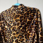 Vintage Patrick Kelly Paris Made in France Leopard Print Long Sleeve Top Sz 4 Brown Photo 8