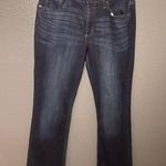 Riders By Lee Lee Riders Womens Midrise Bootcut Blue Jeans Embroidered Pockets Size 12 Photo 0