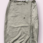 Chelsea and Violet Cream and Gold Flip Sequin Midi Skirt 10 Photo 0