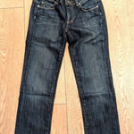 Paige Jeans Womens 24 Hidden Hills Slim Leg Crop Cropped Designer Denim USA Made Photo 0