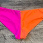 Victoria's Secret NWOT VS Vibrant Orange and Pink Cheeky Hipster Bikini Bottoms Photo 4