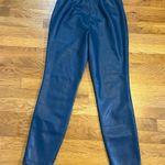 Sachin + Babi Women’s 4 Blue Megan Faux Leather Skinny Leg Pants Biker Retro Photo 5