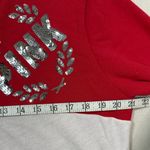 PINK - Victoria's Secret  Red and White Sweater Photo 5