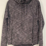 Athleta Space Dye Cowl Neck Hoodie Sweatshirt Pockets Womens Size Small Photo 0