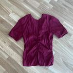 Rag and Bone NWT maroon morris silk tee Photo 4