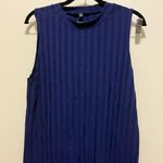 Eileen Fisher  Iris Wide Rib Stretch Mock Neck Knee Length Dress Size Medium Photo 4