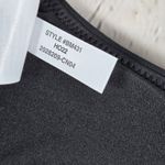 J.Crew ‎ Scrunchie-strap squareneck bikini top Black XXS NWT Photo 5