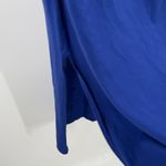 DKNY  Midi Dress Size Small NWT Side-Tie Short Sleeve Stretch Casual Royal Blue Photo 11