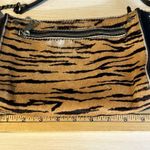 Patricia Nash Rectangle Tiger Calf Hair Black Leather Crossbody Bag Festival Photo 12