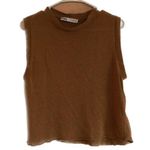 ZARA  sleeveless mock neck knitted top Photo 0