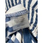 Sugar Lips Blue White Striped Strapless Bandeau Twist Wide Leg Jumpsuit Size S Photo 4