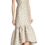 Jill Stuart JILL  BLUSH FLORAL JACQUARD HIGH LOW FORMAL DRESS - SIZE 2 PROM Photo 8