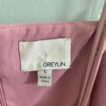 Greylin Anthropologie  Ellie Blush Pink Off the Shoulder Tie Waist Romper SZ S Photo 6