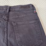 Black Skinny Jeans with Red Zipper Accents Size 27 Photo 4