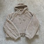 Boutique Cozy Crop Fleece Hoodie  Photo 4