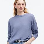 Madewell Linen Drop-Shoulder Sweater Size XS Photo 4