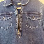 Anthropologie Pilcro Denim Mini Dress PM Westley Regenerative Cotton Heavy Boho Photo 5