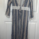 Rebellion  Again Duster Kimono Cover Up Lace‎ Trim Boho Festival S Cottagecore Photo 0