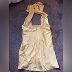 Hello Molly  Yellow Satin Mini Dress Photo 2