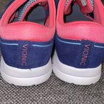 Vionic  Ema Brisk Navy Blue Slip On Velcro Strap Sneaker Shoes Size 8.5 Photo 3