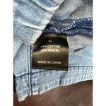 Johnny Was NWT Sarabi Pull On Pants Light Wash Denim Embroidered Palm Trees XL Photo 14