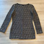 St. John  Women’s Metallic Tweed Long Sleeve Wool Blend Sweater Top Size P/XS Photo 0