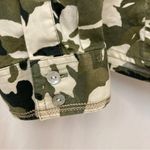 Chico's Chico’s Camouflage Camo Embroidered Long Sleeve Button Down Shirt Blouse Top Photo 3