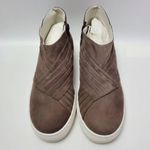 Valentina Rangoni Womens Serafina High Top Sneakers Shoes Taupe Size 8M New Brown Photo 2