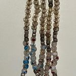 Silver Jeans Silver Jean Co. Suede Beaded Tassel Y Necklace Photo 4