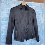 Clara Sun Woo Signature liquid leather jacket size XS Black Photo 3