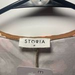 Storia 🆕🌼NWT Women’s  Body Con Ruched Retro Flower Print Dress Size M Photo 9