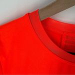 Under Armour  Womens Size S Orange HeatGear Pintuck Short‎ Sleeve Shirt Photo 3
