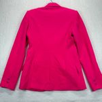 L'Agence Hot Pink Blazer Fitted One Button Career Jacket Size 2 Photo 5