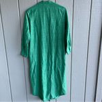 Tuckernuck Pomander Place Sea Green Linen Lydell Button Down Maxi Dress Size S Photo 5