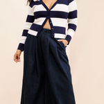 Maeve Slim Rib Cardigan Sweater Photo 0