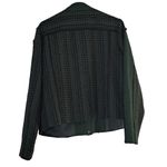 Per Se  green Short jacket 2 Tone SNaps sz 16 XL Plus Photo 2