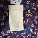Band of the free Coraline Purple Floral Crossover Mini Dress Small NWT Photo 6