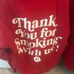 Cookies smoke with us sweatshirt Red Size M Photo 1