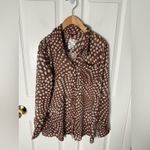 STAUD  Graphic Print Semi Sheer Shirt S Photo 2