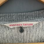 Rebecca Taylor  ottoman gray lace up sweat shirt Photo 7