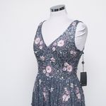 Adrianna Papell  Beaded Mesh Shirred Gown Photo 10