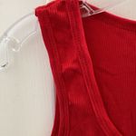 FINAL MARKDOWN Junior ribbed tank top xl Red Size undefined Photo 2