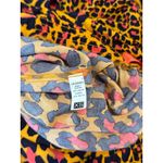 Maaji Womens Dress Orange Maxi Leopard Halter V Neck Sleeveless A Line Boho XS Photo 8