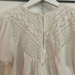 Fat Face UK white lace trim ruffle sleeveless top 4 Photo 4