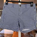 Old Navy  Every Day Summer Shorts Plaid Print Gingham Size 6 Blue White Check Photo 0