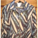 Misook   Brown Leopard Sequin Jacket XL Photo 2