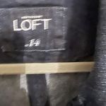 Loft Black Blazer Elegant Suit Jacket Photo 1
