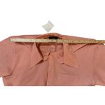 Vintage TownCraft Women's Peach Button Down Shirt Size 18 Dead stock 80’s Pink Photo 6