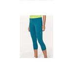 Lululemon  Ready To Race Crop 20’’ Inseam Woman's Size 4 Deep Cove Mesh Leggings Photo 1